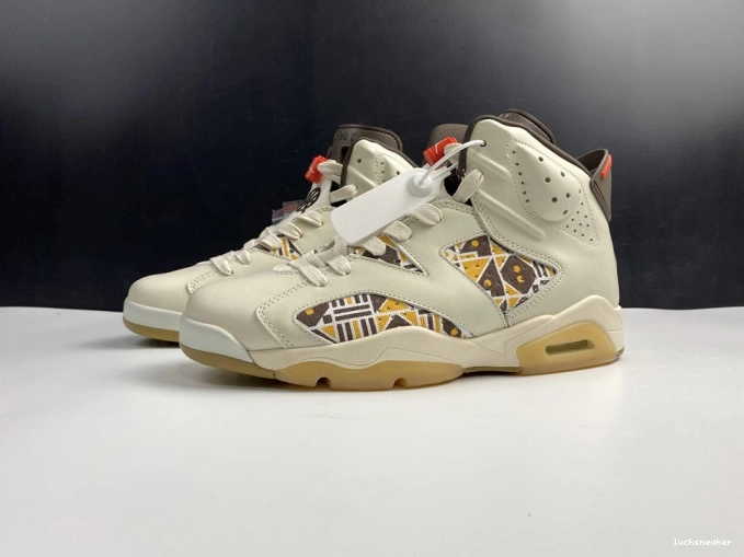 Rep LUCY CZ4152-100 6 Retro Brown Sail Jordan AIR (2020) Quai54 0807